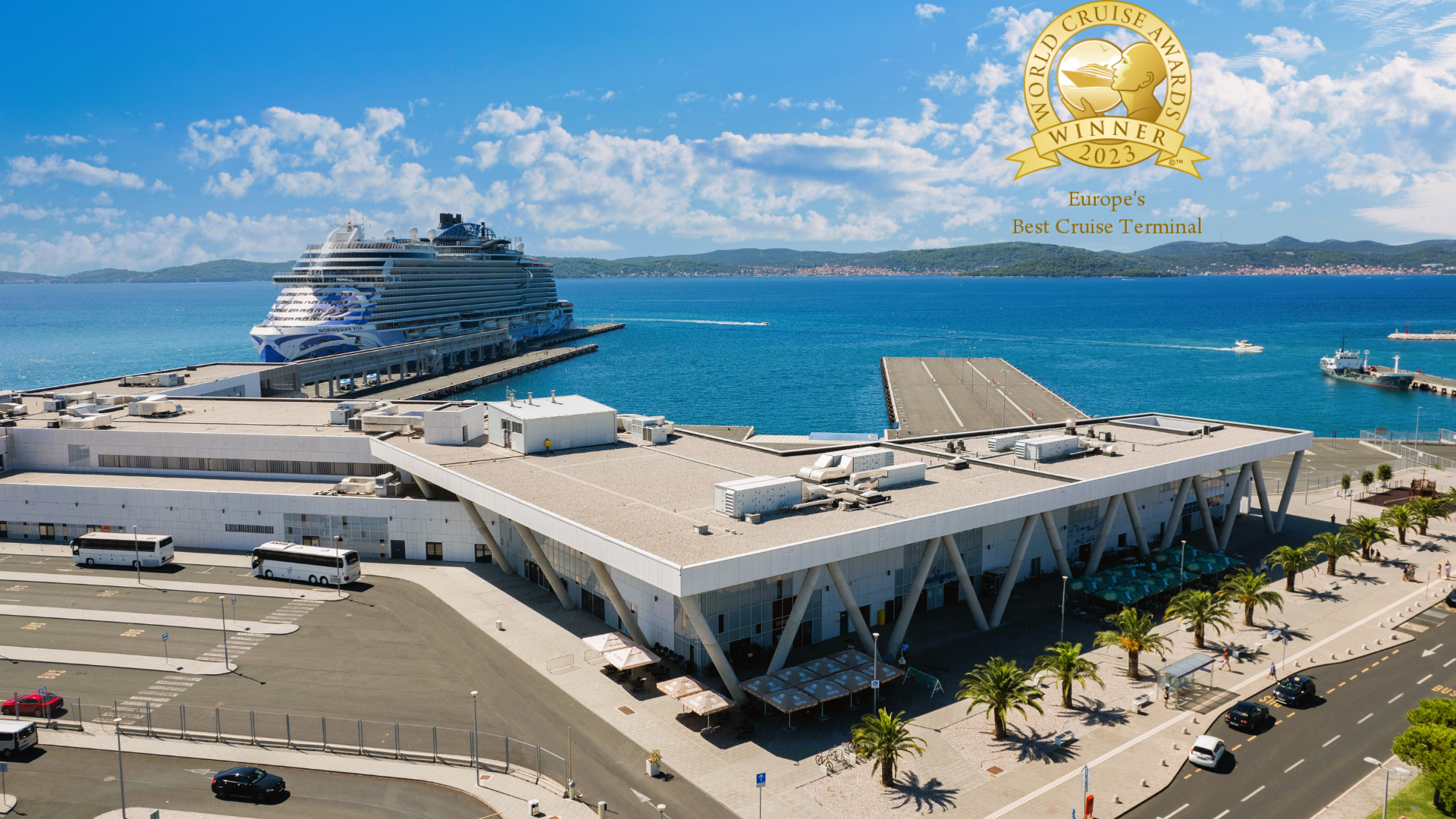 Zadar Cruise Port receives prestigious World Cruise Award for Europe’s Best Cruise Terminal